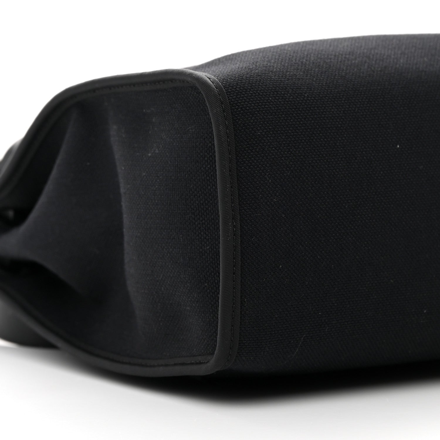 Hermes Military Toile Vache Hunter Herbag Zip PM 31 Black 10 of 14