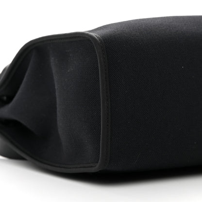 Hermes Military Toile Vache Hunter Herbag Zip PM 31 Black 10 of 14