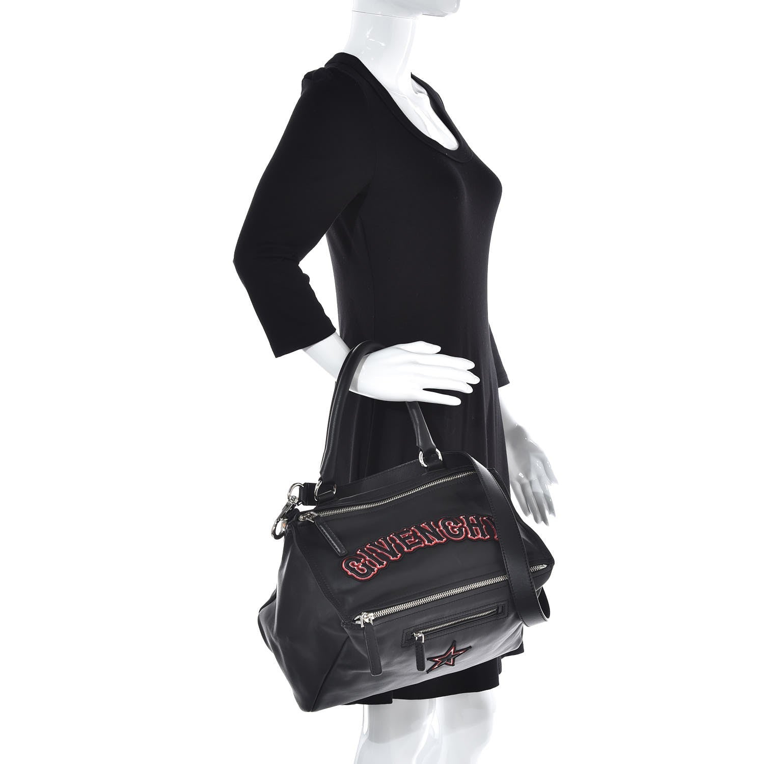 Givenchy Calfskin Gothic Medium Pandora Black 3 of 12