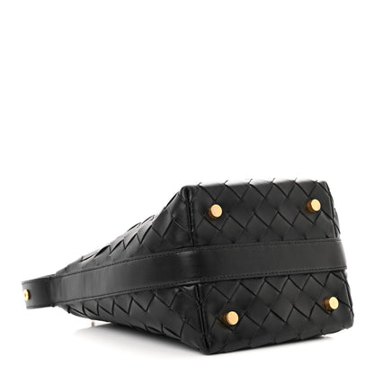 Bottega Veneta Calfskin Nappa Intrecciato Candy Wallace Black 4 of 11