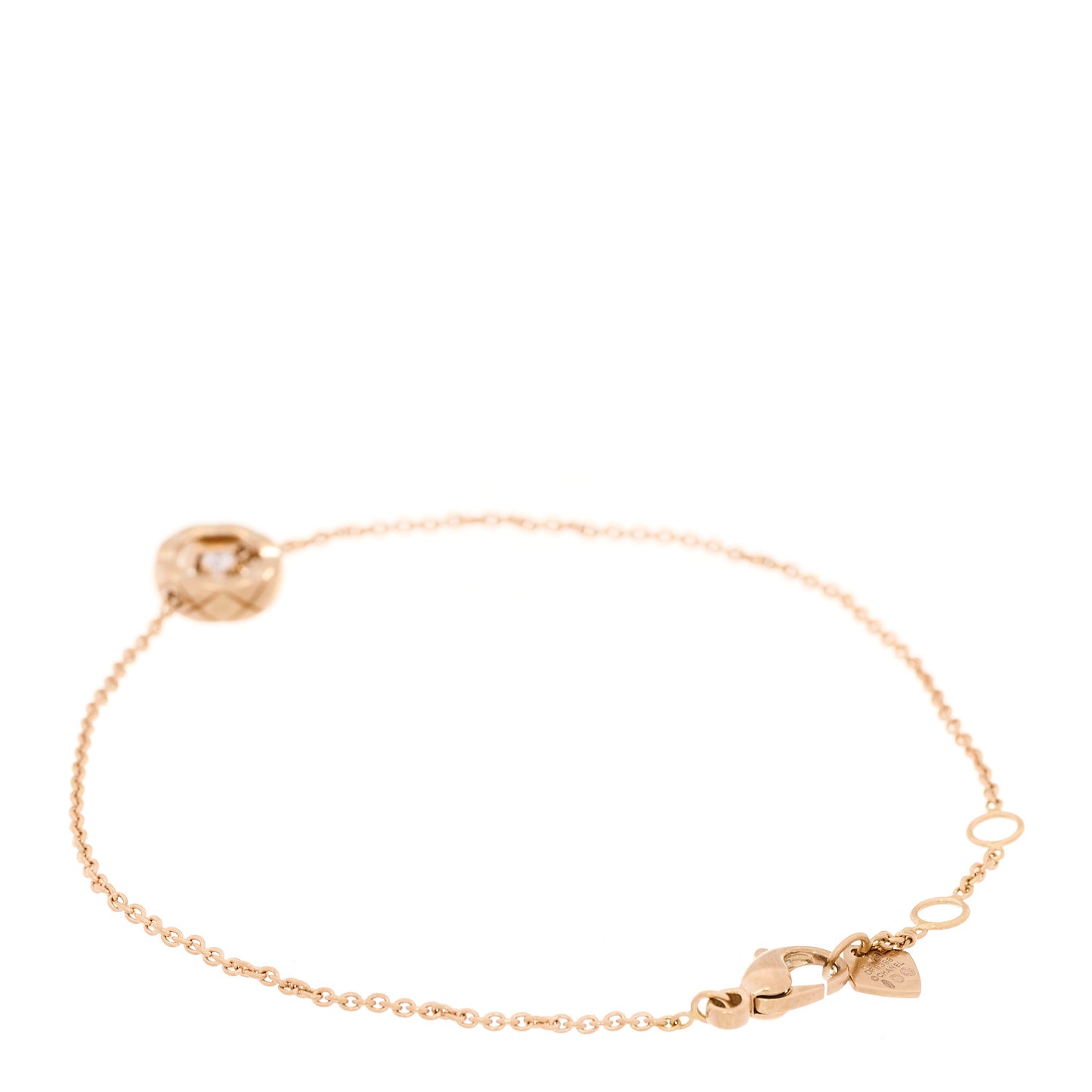 18K Beige Gold Diamond Coco Bracelet
