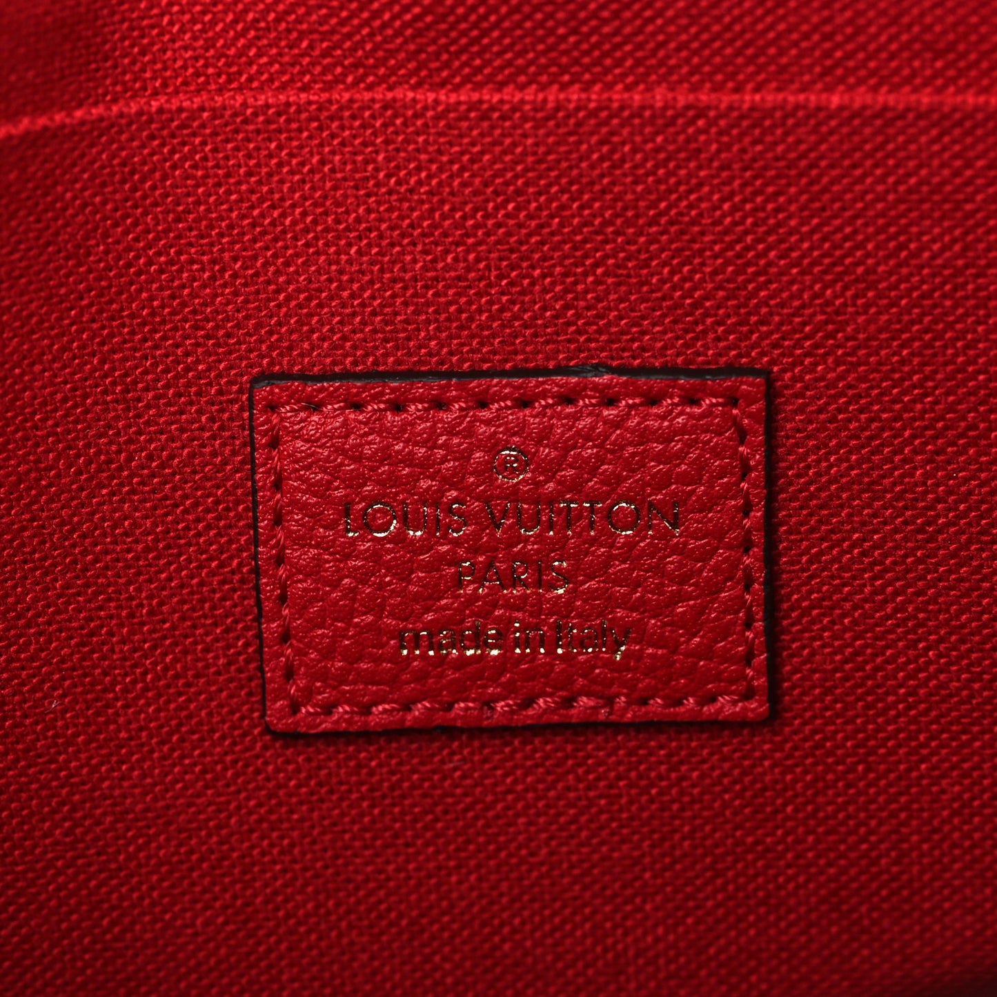 Empreinte Pochette Felicie Chain Wallet Scarlet