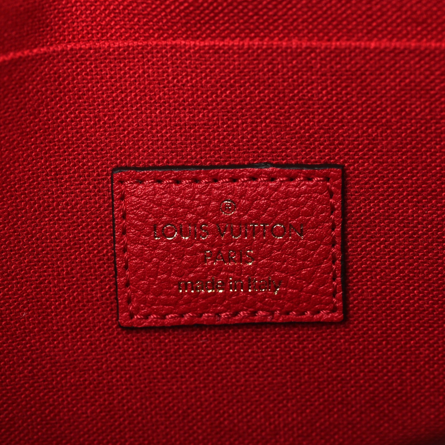 Louis Vuitton Empreinte Pochette Felicie Chain Wallet Scarlet 7 of 10