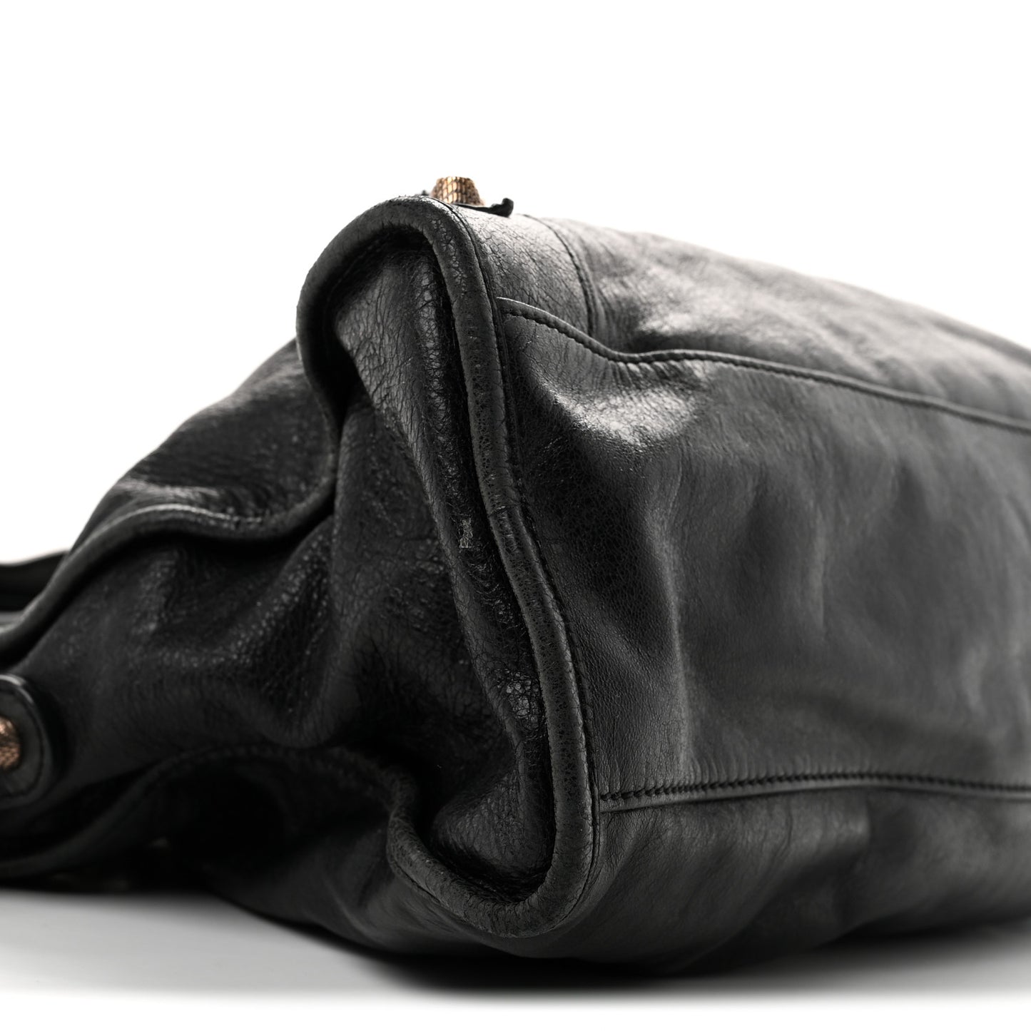 Agneau Giant 12 Rose Gold Hardware City Black