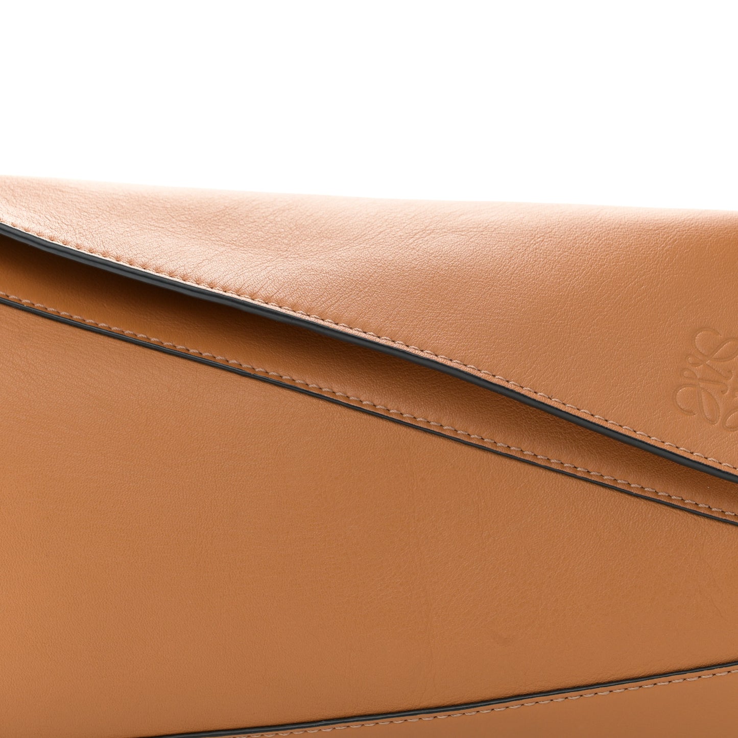 Calfskin Puzzle Hobo Warm Dessert