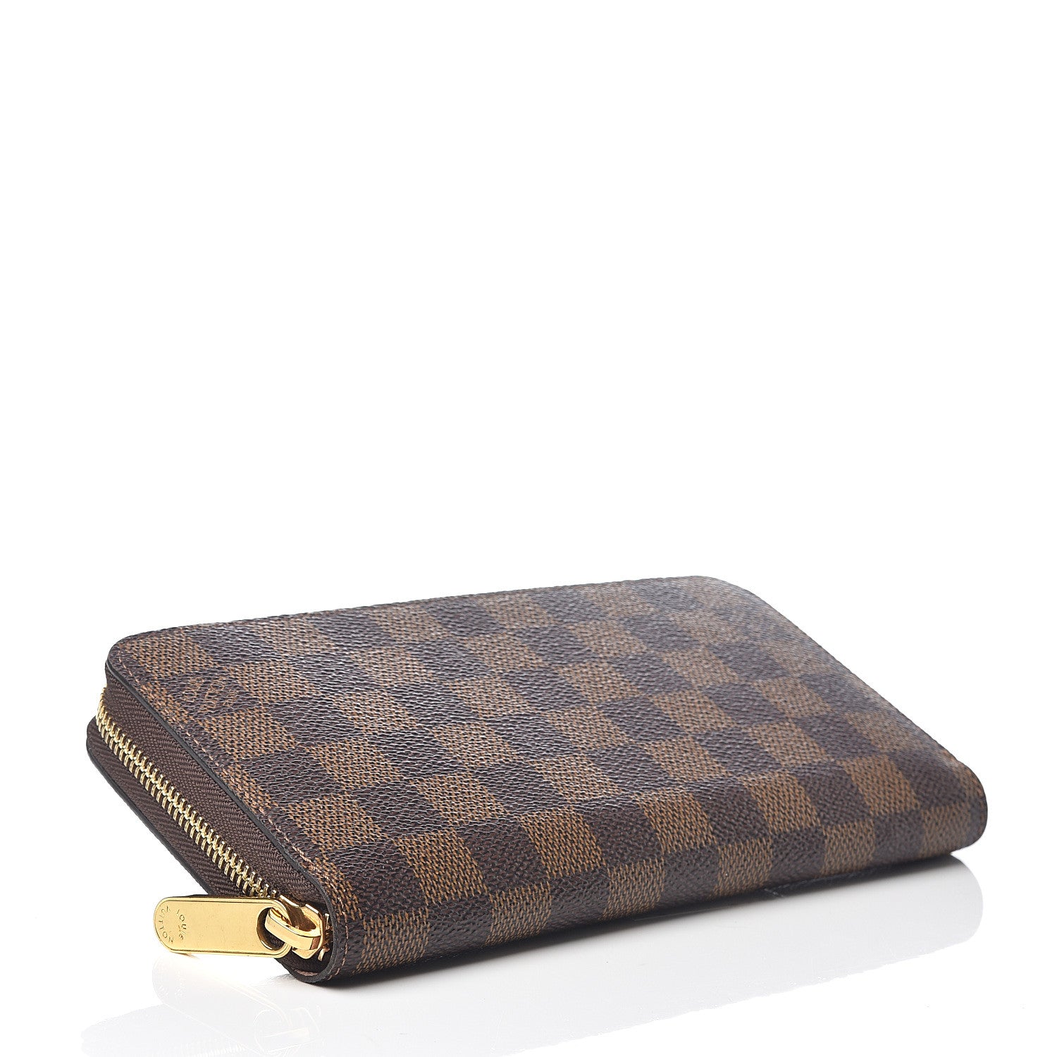 Louis Vuitton Damier Ebene Zippy Wallet Rose Ballerine 3 of 5