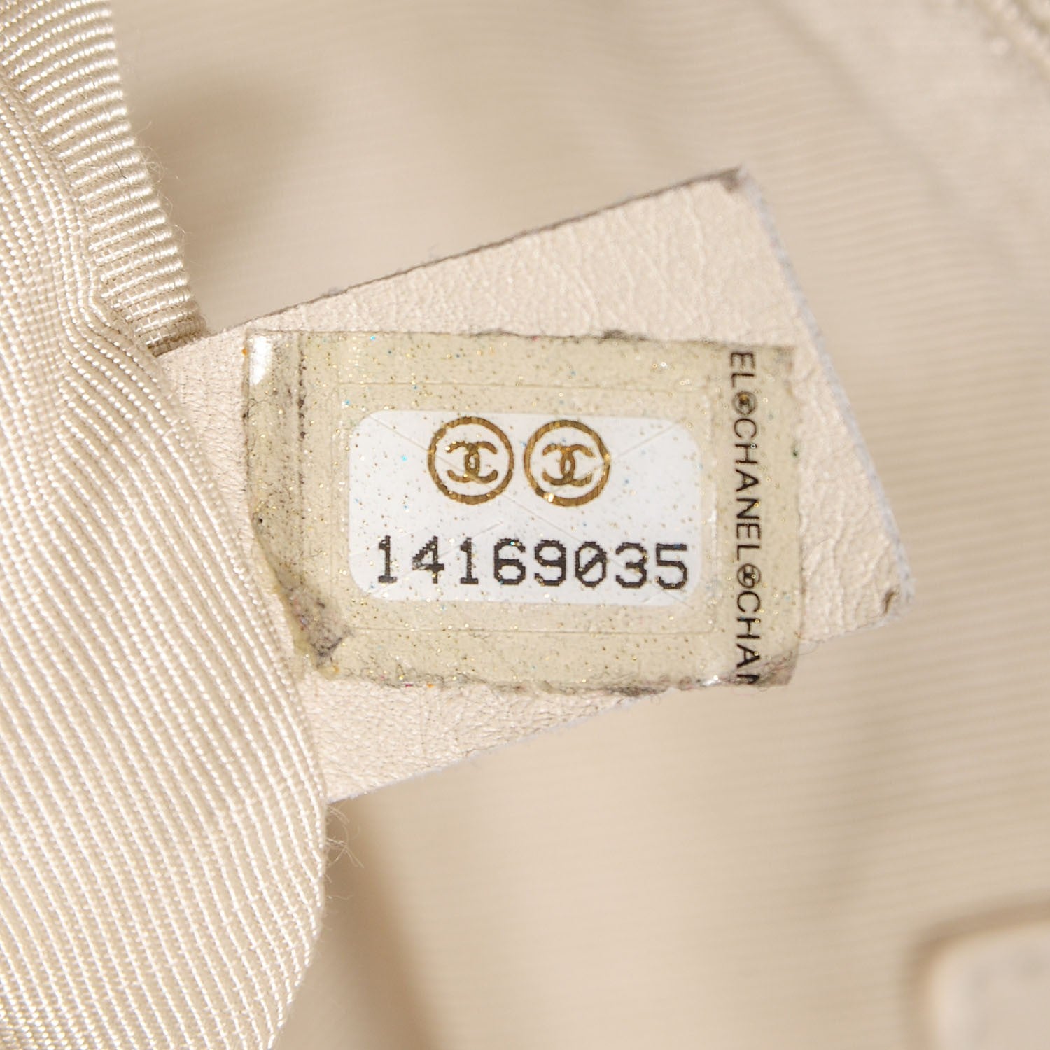 Chanel Calfskin Canebiers Medium Net Flap White 8 of 8