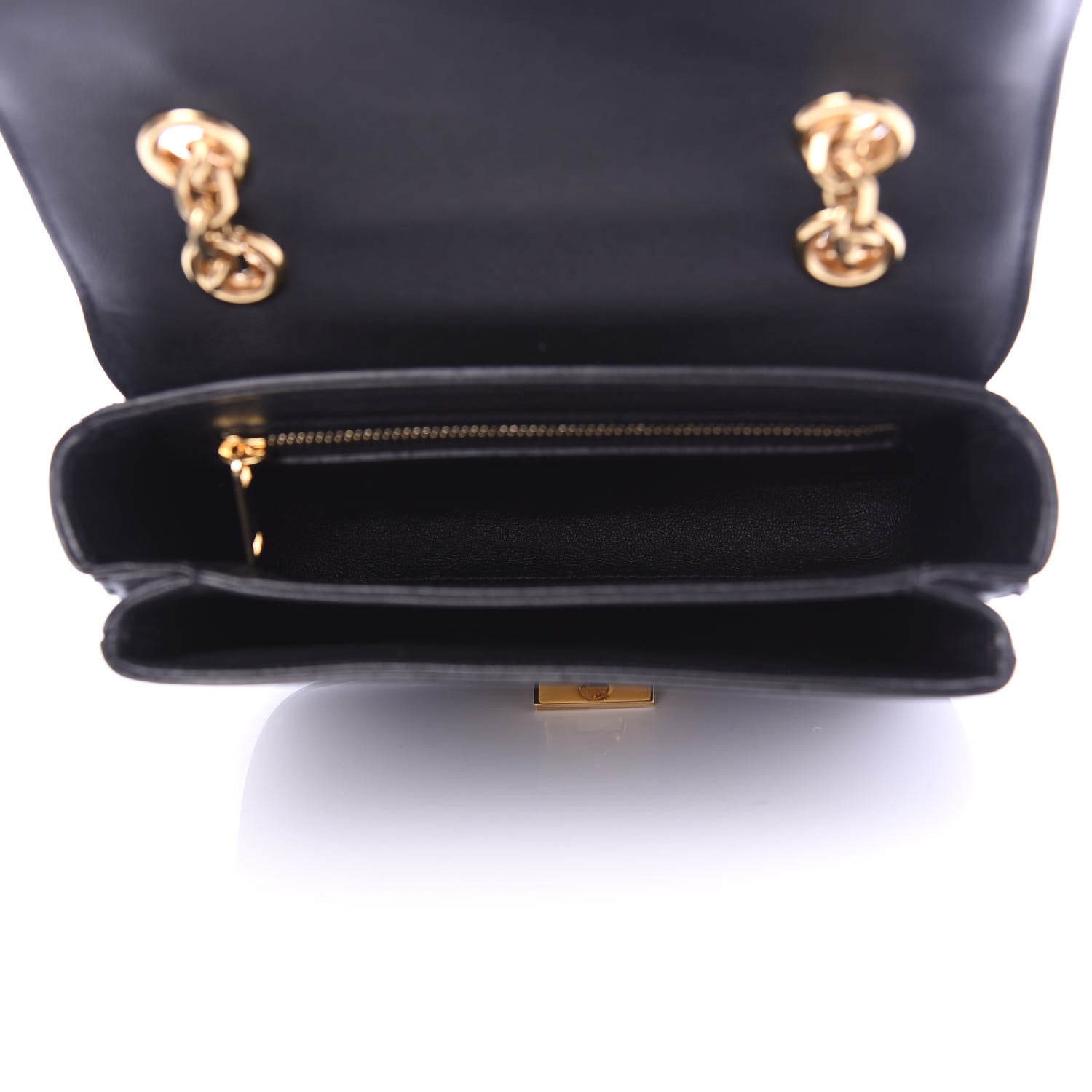 Celine Shiny Calfskin Small C Bag Black 5 of 9