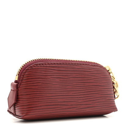 Louis Vuitton Epi Cosmetic Lipstick Pouch Monogram Rouge 3 of 8