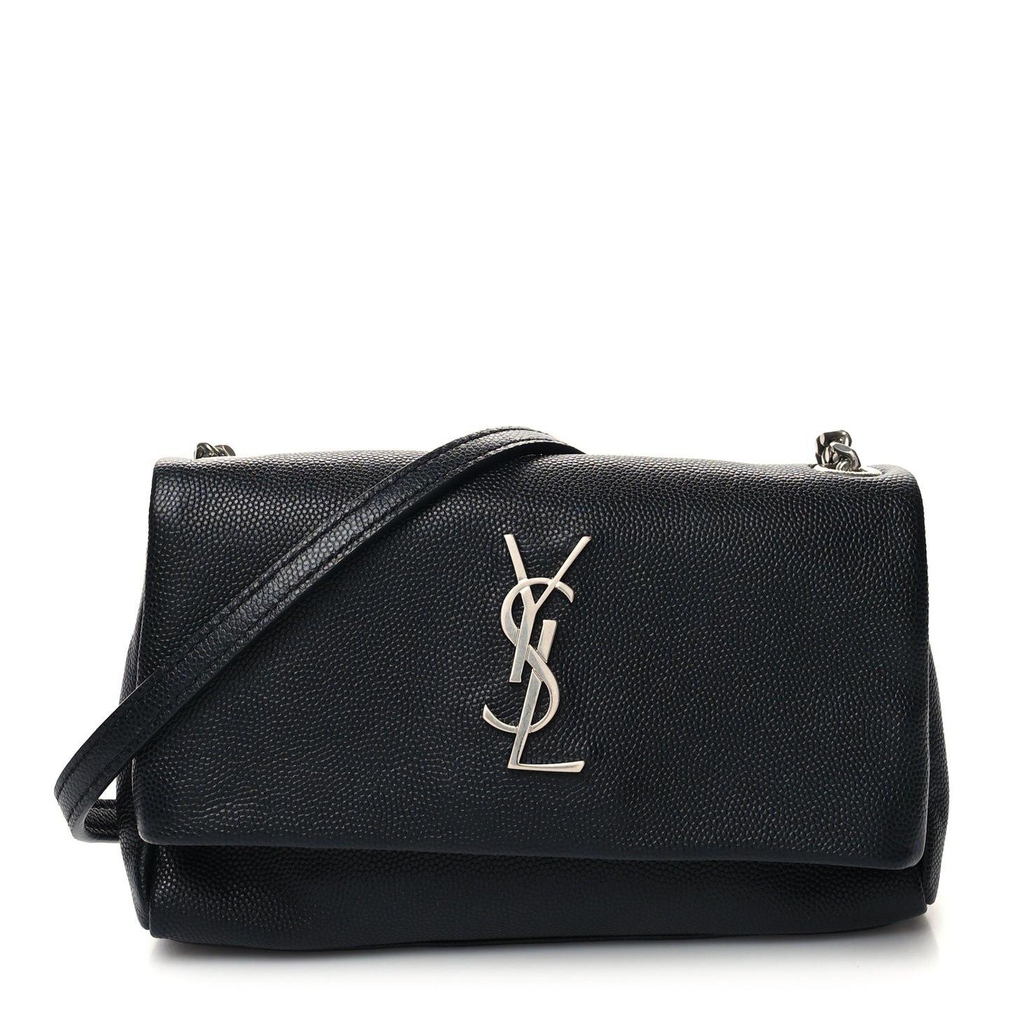 Grain De Poudre Monogram Toy West Hollywood Fold-Over Bag Black