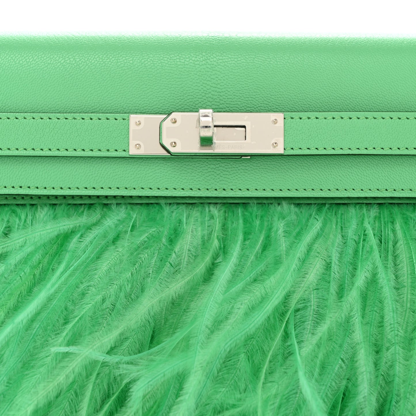 Chevre Ostrich Feather Kelly Elan Vert Comics