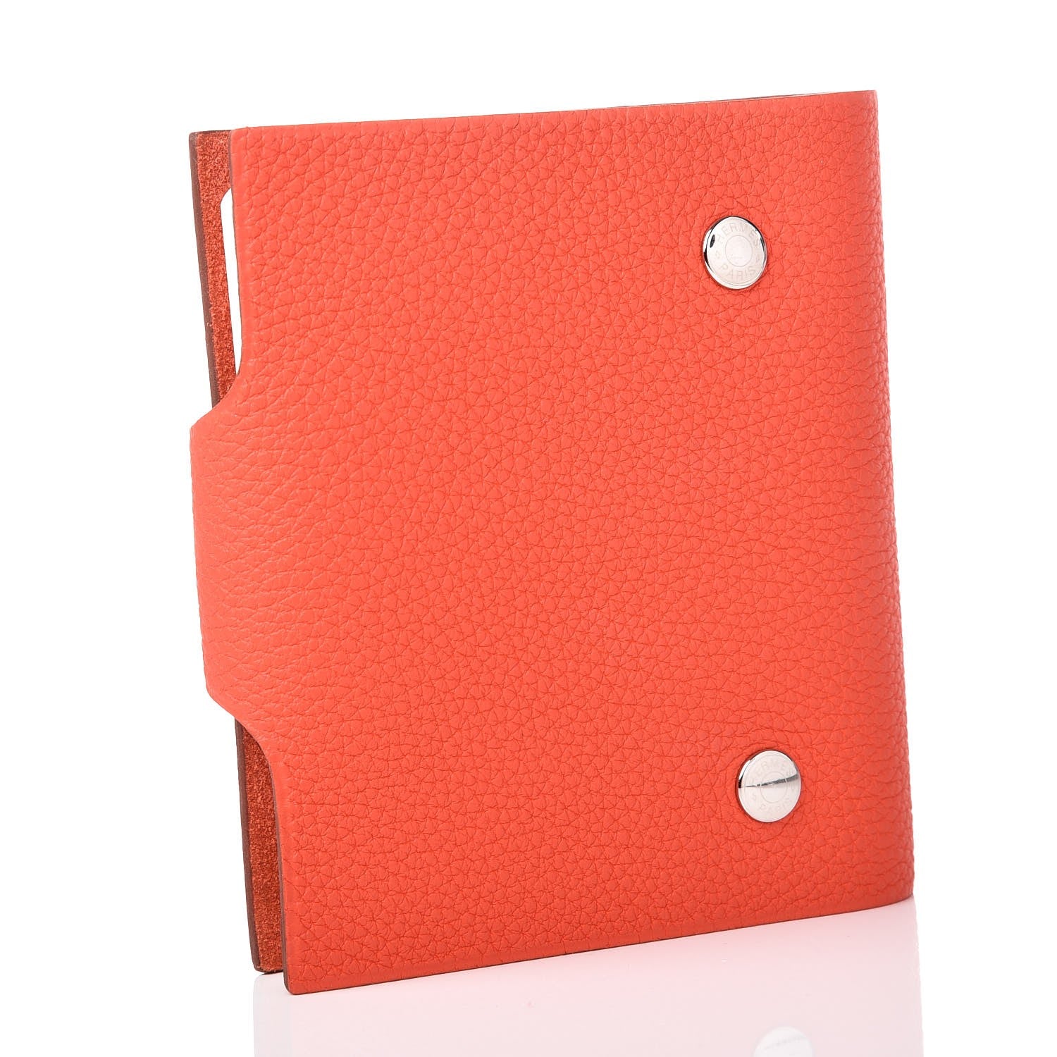 Hermes Togo Ulysse Mini Notebook Capucine 3 of 9