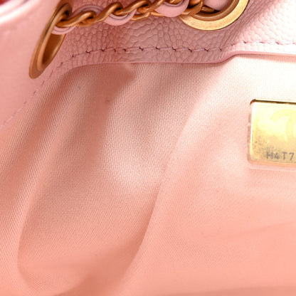 Chanel Caviar Quilted Mini Chanel 25 Handbag Light Pink 7 of 11
