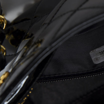 Chanel Patent Quilted Mini Shoulder Bag Black 7 of 11