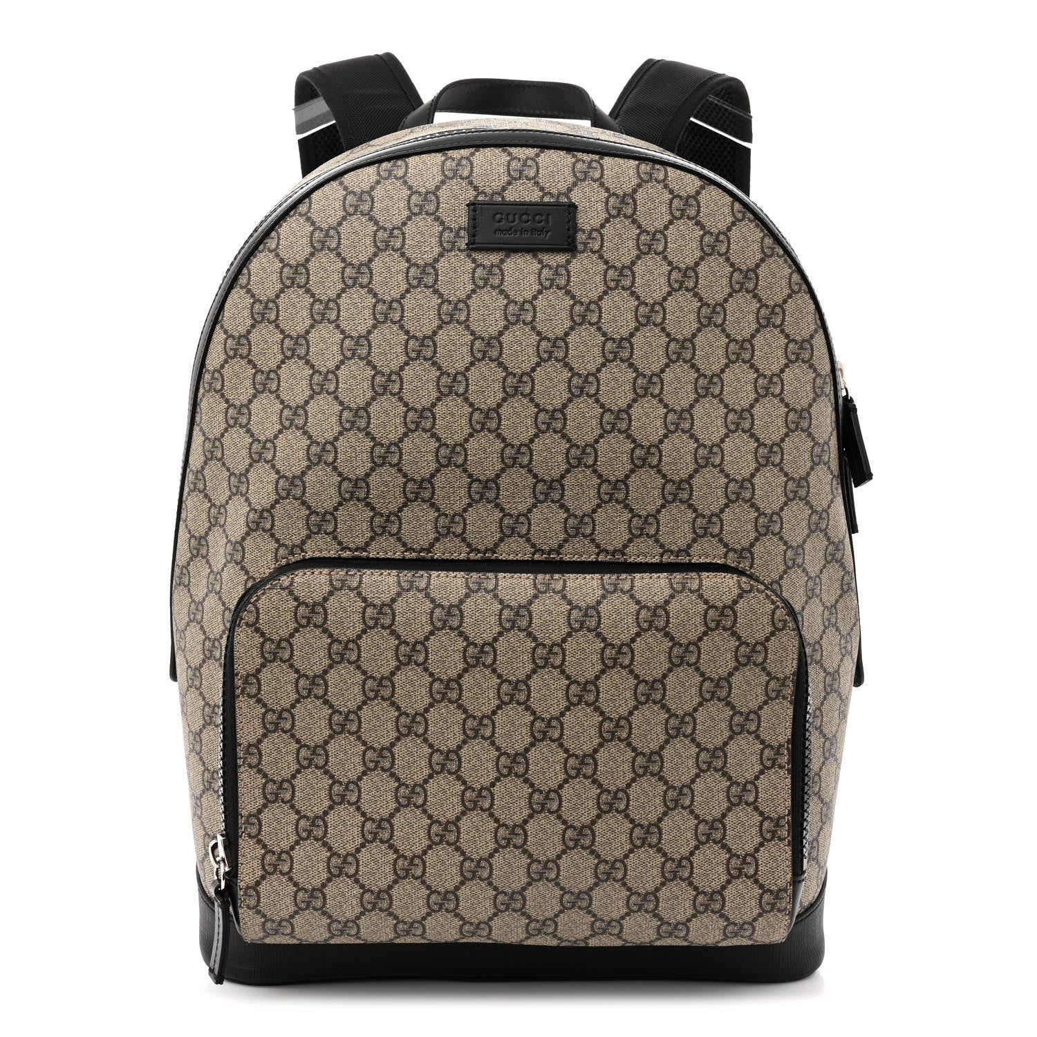 Gucci GG Supreme Monogram Medium Backpack Black 1 of 13