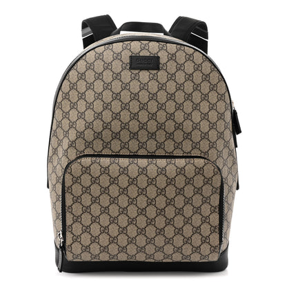 Gucci GG Supreme Monogram Medium Backpack Black 1 of 13
