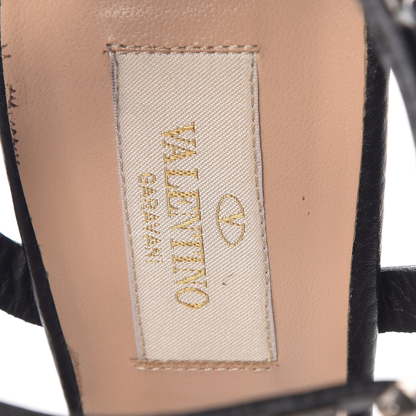 Calfskin Rockstud Rolling 90mm City Sandals 38.5 Black