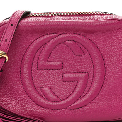 Gucci Cellarius Calfskin Small Soho Disco Bag Bright Bouganville 8 of 13