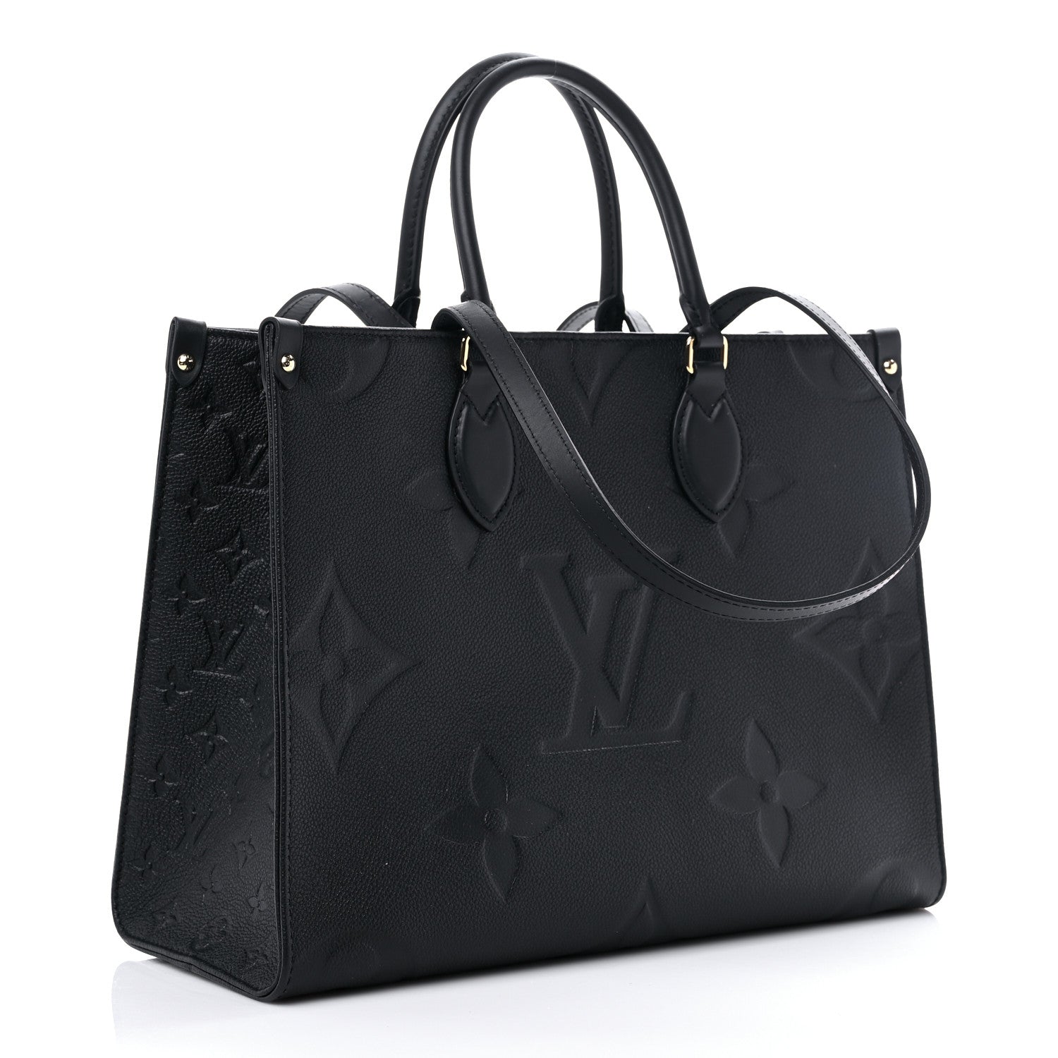 Louis Vuitton Empreinte Monogram Giant Onthego MM Black 3 of 8