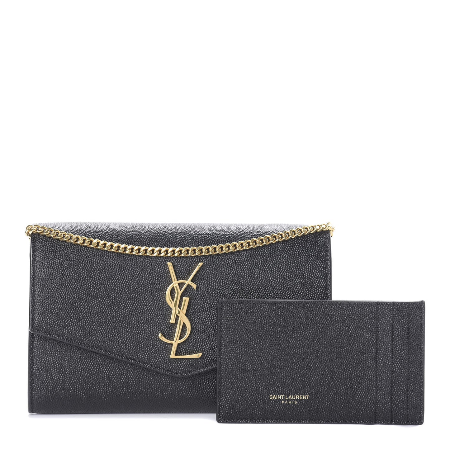 Grain De Poudre Uptown Chain Wallet Black