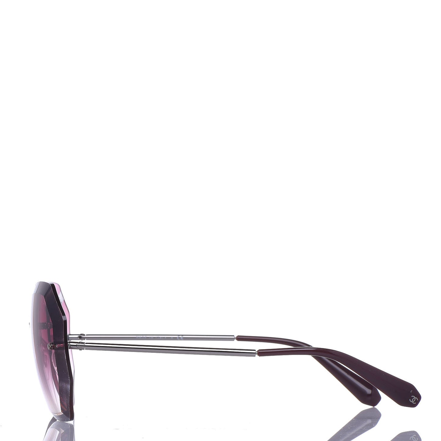 Metal Spring Round Sunglasses 4220 Pink