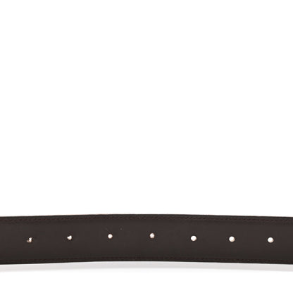 Hermes Chamonix Swift 32mm Belt Strap 90 Chocolate Biscuit 4 of 8
