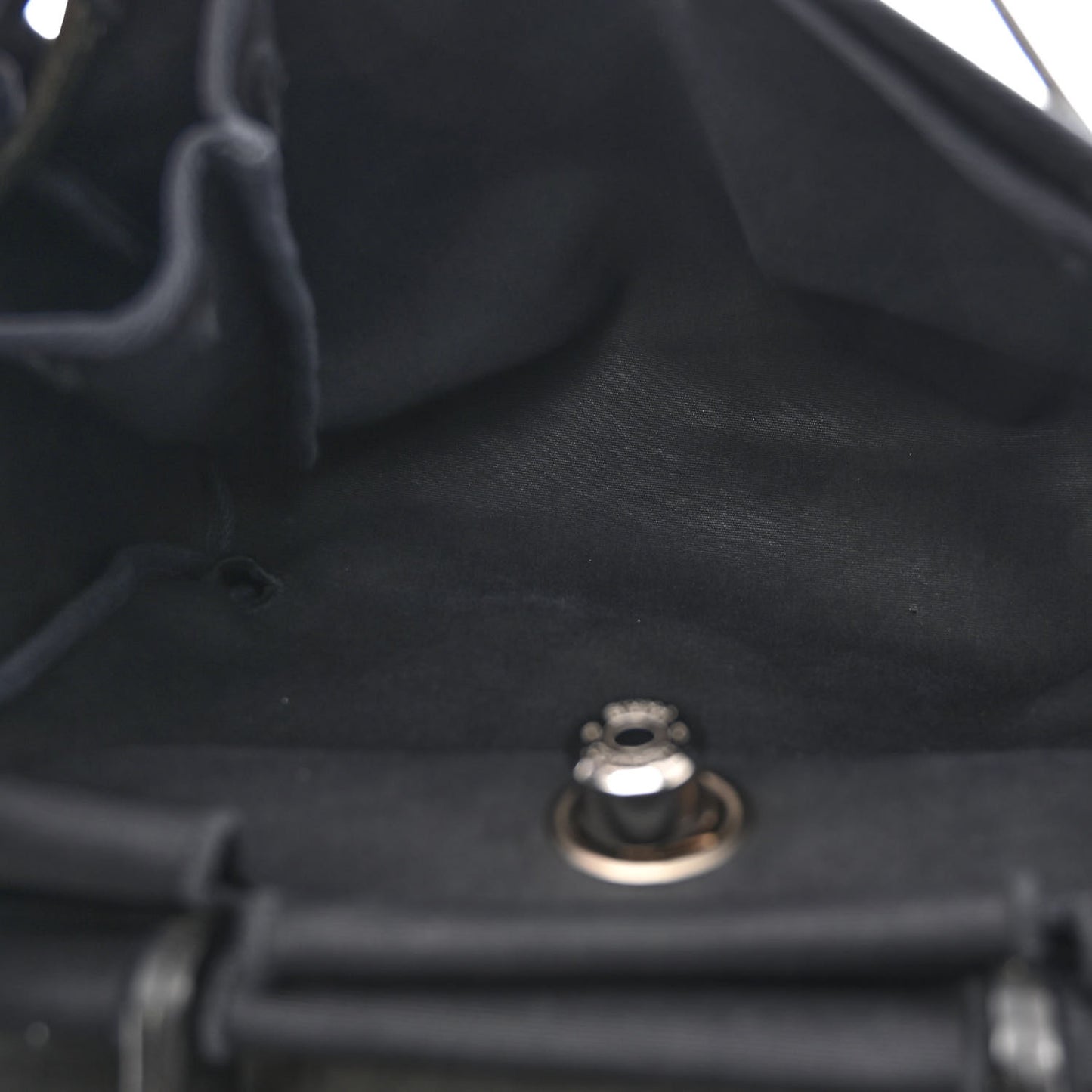 Toile Vache Calfskin Herbag 30 PM Backpack Black