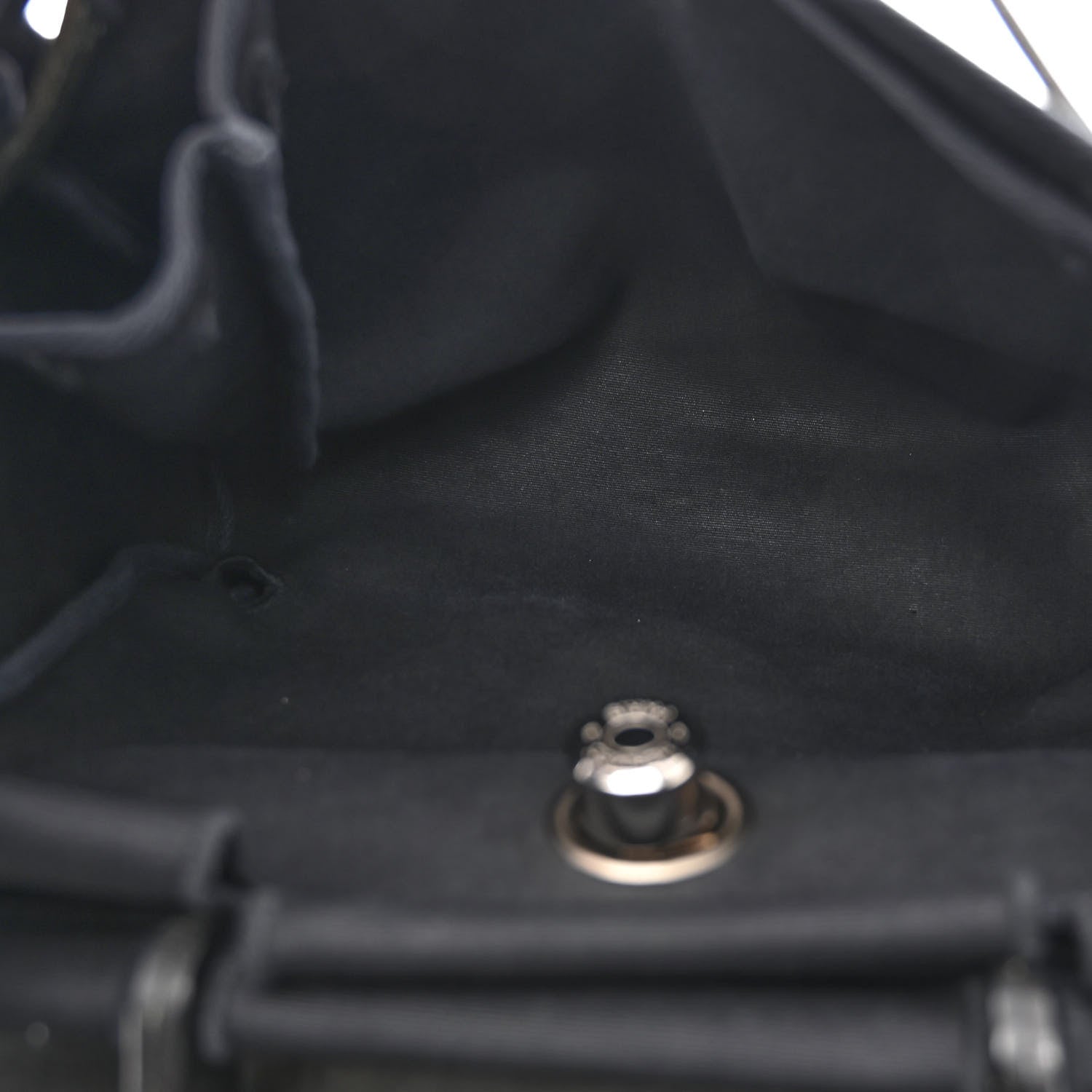 Hermes Toile Vache Calfskin Herbag 30 PM Backpack Black 5 of 11