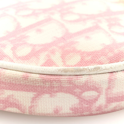 Christian Dior Monogram Mini Saddle Pochette Pink 9 of 13