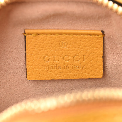 Gucci GG Supreme Monogram Flora Web Mini Ophidia Round Shoulder Bag Beige Multicolor Crop 6 of 7