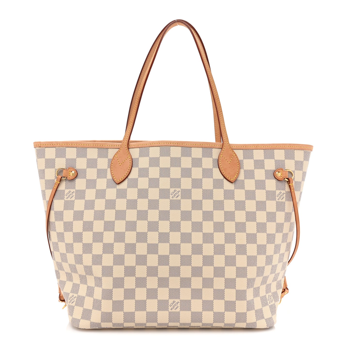 Damier Azur Neo Neverfull MM Rose Ballerine
