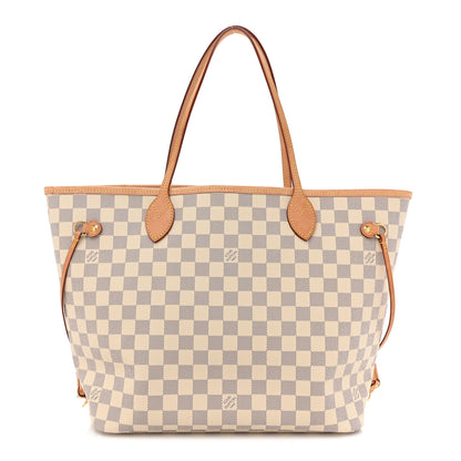 Louis Vuitton Damier Azur Neo Neverfull MM Rose Ballerine 1 of 18