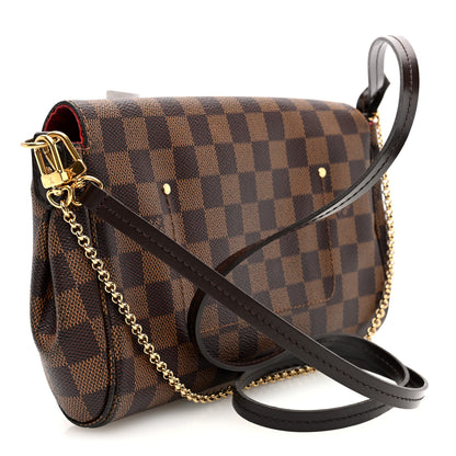 Louis Vuitton Damier Ebene Favorite MM 3 of 9