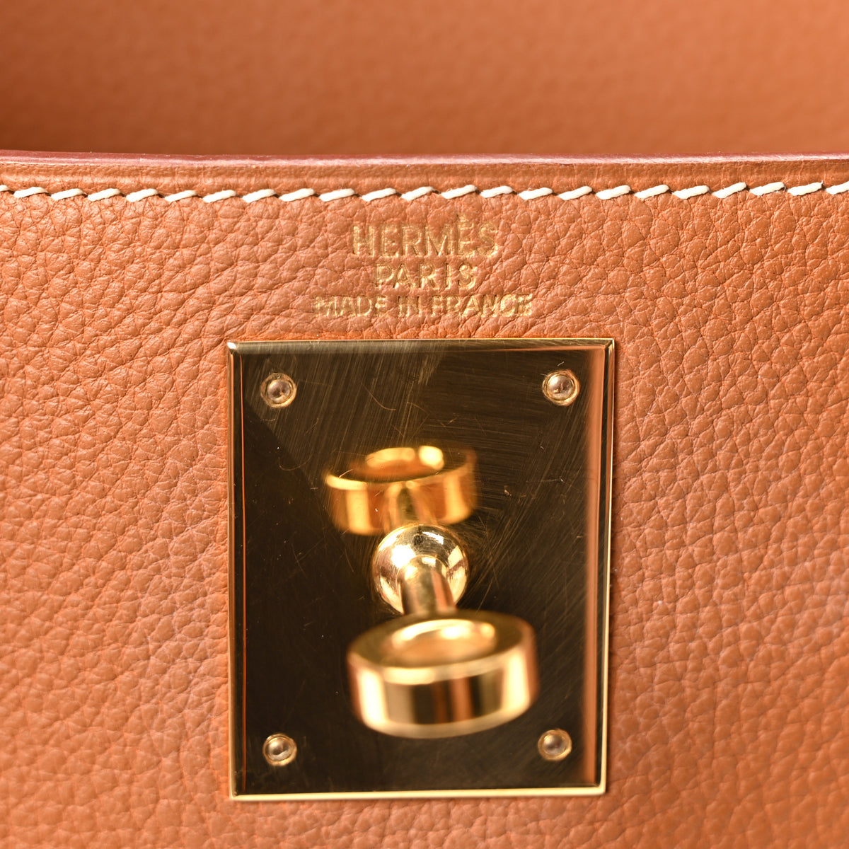Hermes Togo Kelly Retourne 28 Gold 6 of 10