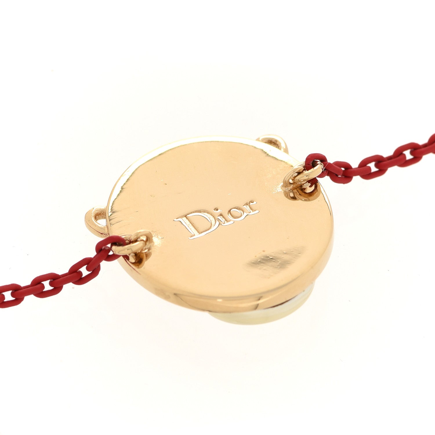 Christian Dior Crystal Diorelita Chinese New Year Monkey Bracelet Red 6 of 8