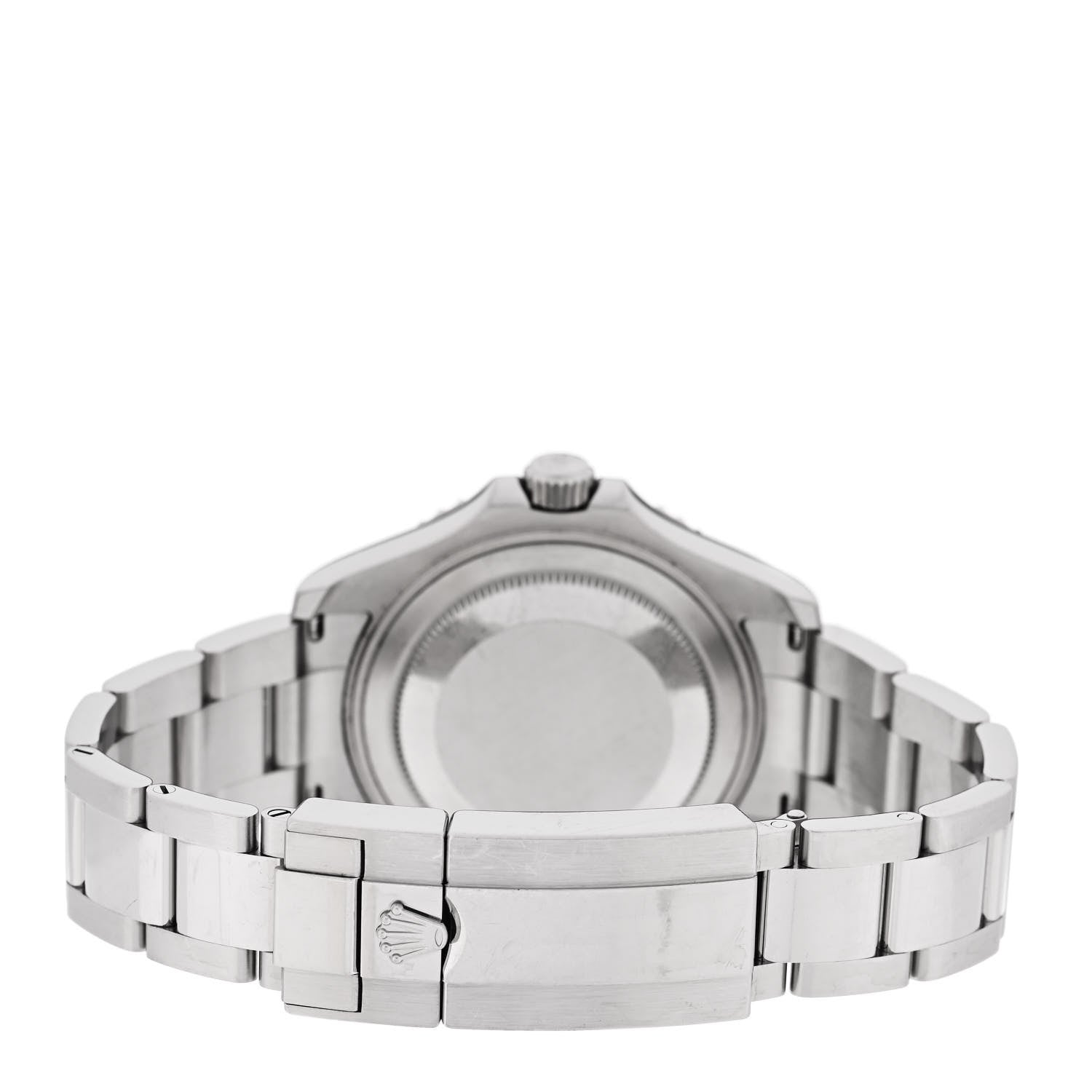 Rolex Stainless Steel Platinum 37mm Oyster Perpetual Date Yacht-Master Watch Slate 268622 3 of 6