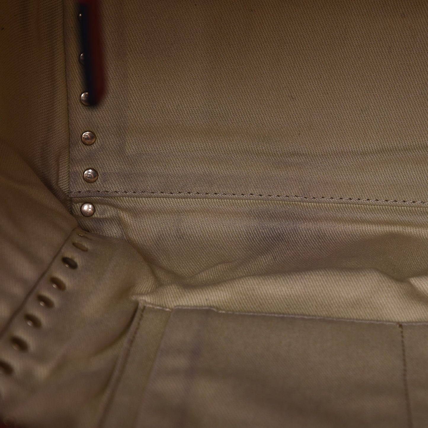 Vitello Rockstud Double Handle Tote Rosso Valentino