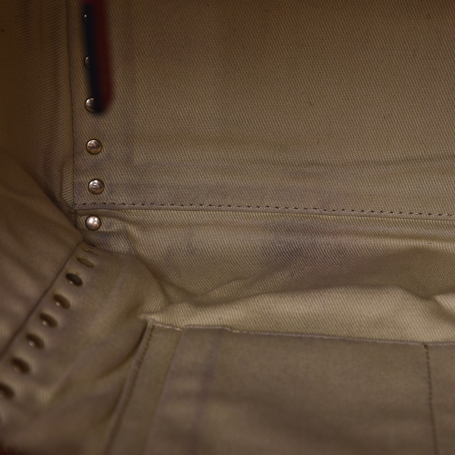 Valentino Garavani Vitello Rockstud Double Handle Tote Rosso Valentino 17 of 18