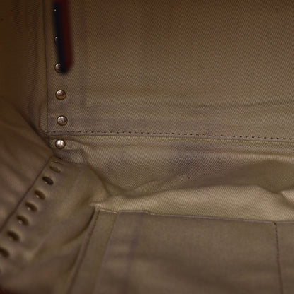 Valentino Garavani Vitello Rockstud Double Handle Tote Rosso Valentino 17 of 18