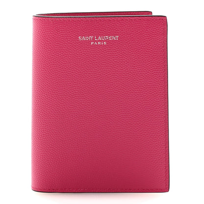 Saint Laurent Grain De Poudre Credit Card Wallet Fuxia Couture 1 of 6