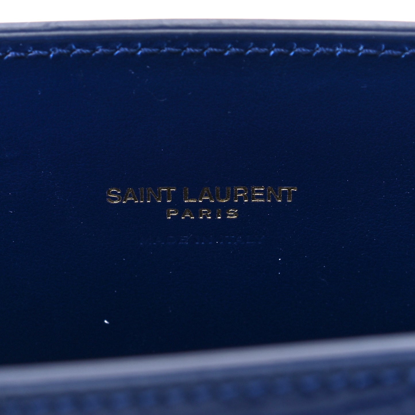 Calfskin Crocodile Embossed Nano Sac De Jour Royal Blue