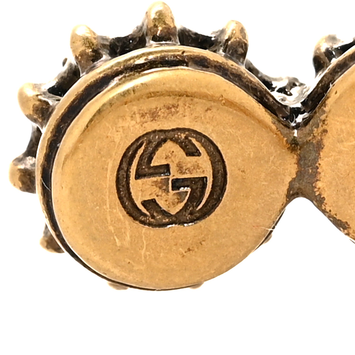 Gucci Crystal Bracelet Aged Gold Multicolor 5 of 6