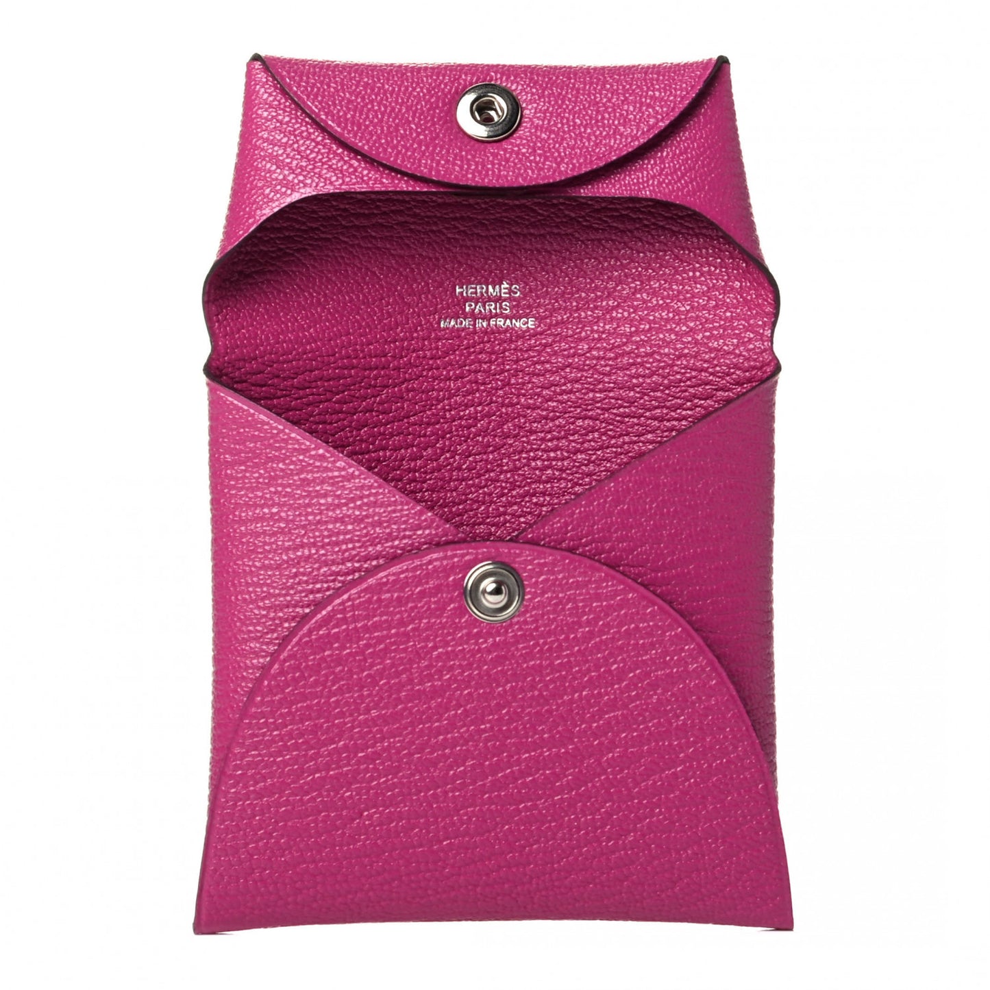 Chevre Mysore Bastia Coin Purse Rose Pourpre