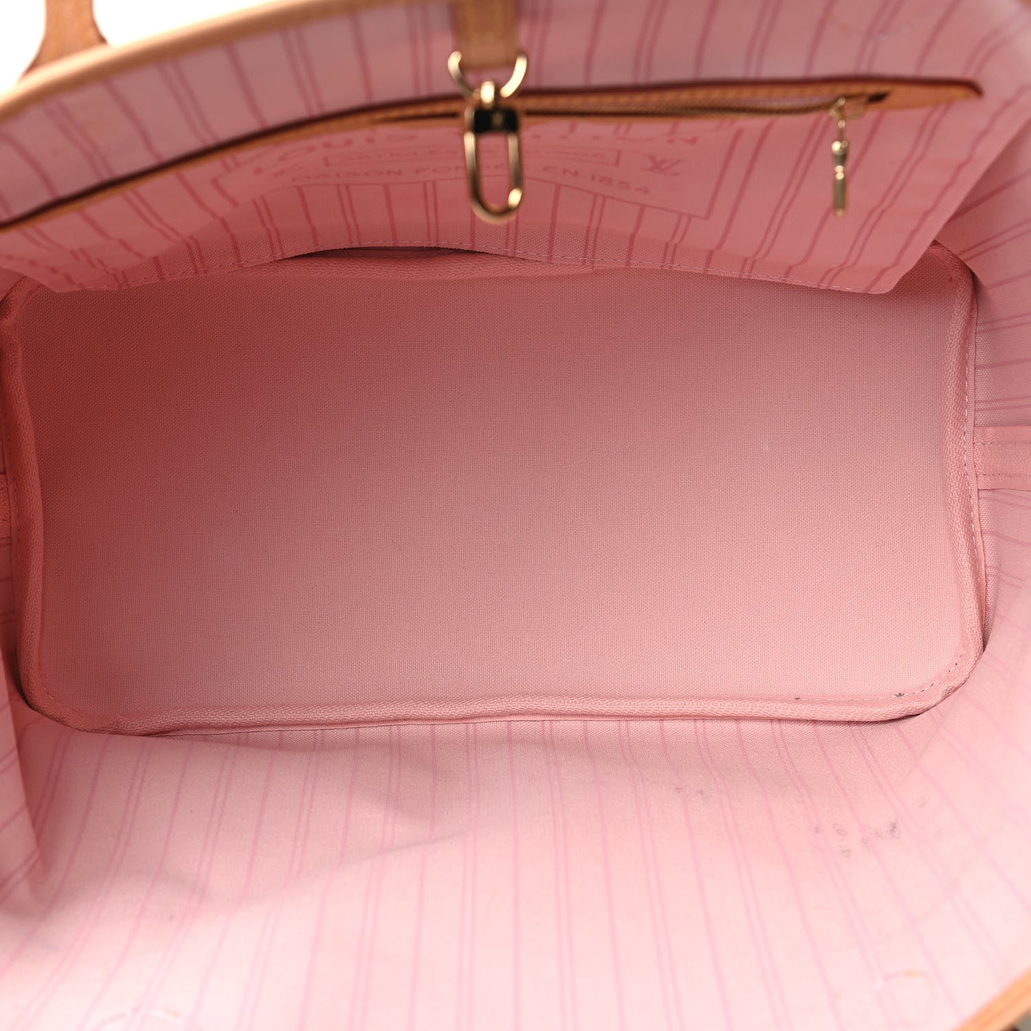 Louis Vuitton Damier Azur Neo Neverfull MM Rose Ballerine 4 of 4