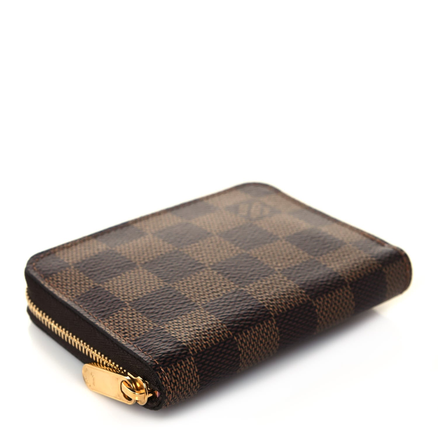 Louis Vuitton Damier Ebene Zippy Coin Purse Rose Ballerine 4 of 11