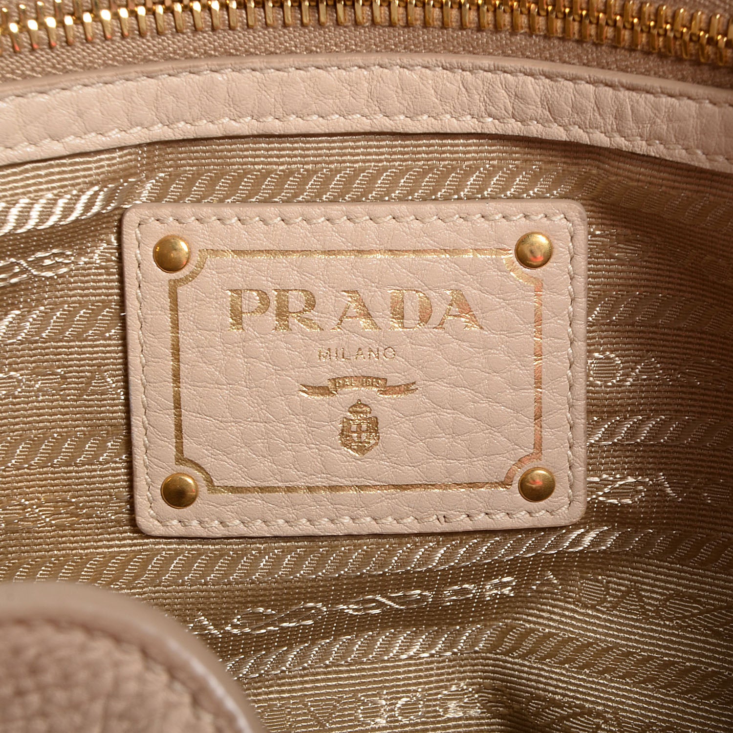 Prada Vitello Daino Hobo Sabbia 6 of 10