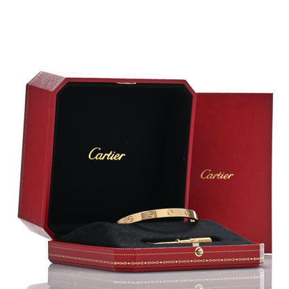 Cartier 18K Yellow Gold LOVE Bracelet 17 5 of 5