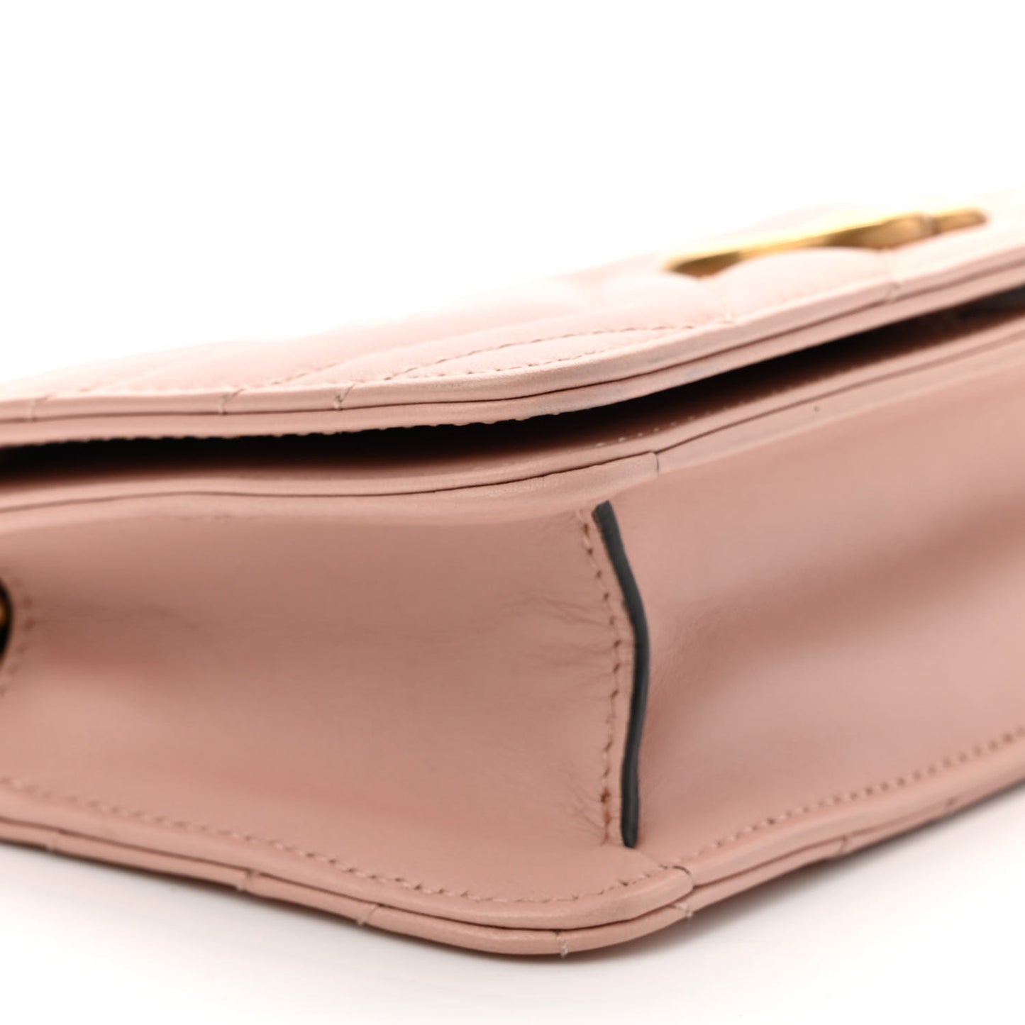 Calfskin Matelasse GG Marmont Mini Bag Perfect Pink