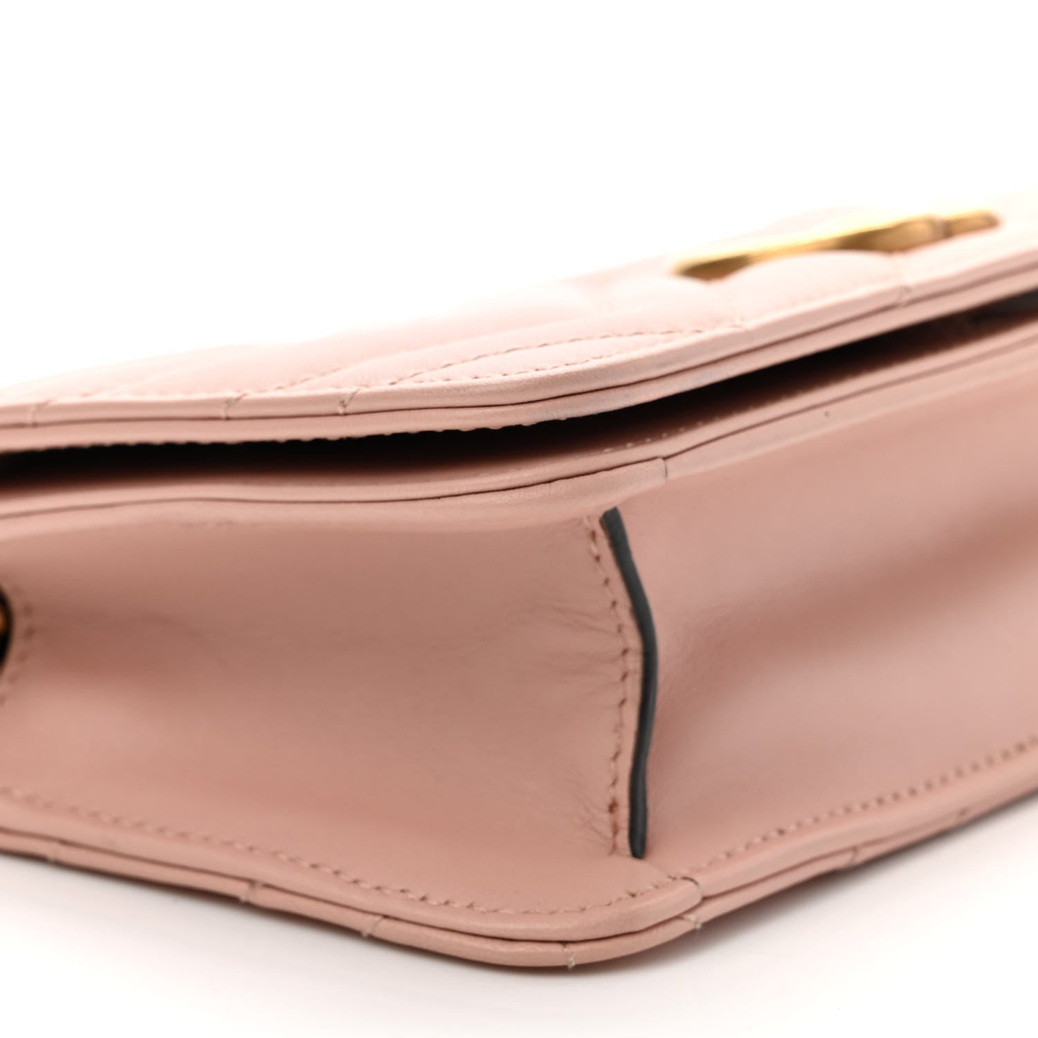 Gucci Calfskin Matelasse GG Marmont Mini Bag Perfect Pink 8 of 12
