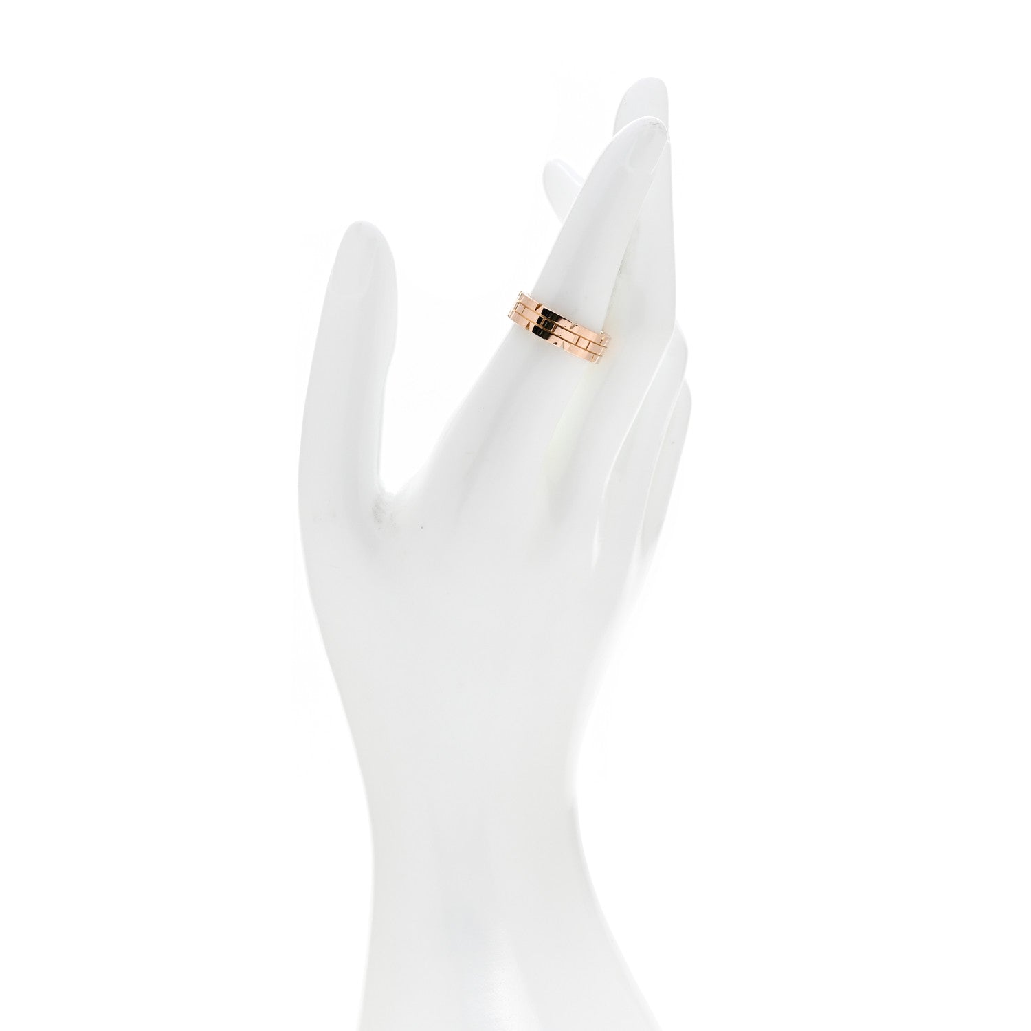 Cartier 18K Pink Gold Tank Francaise Ring 54 6.75 2 of 4